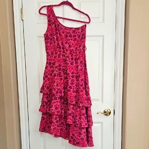 Floral One Shoulder Dress